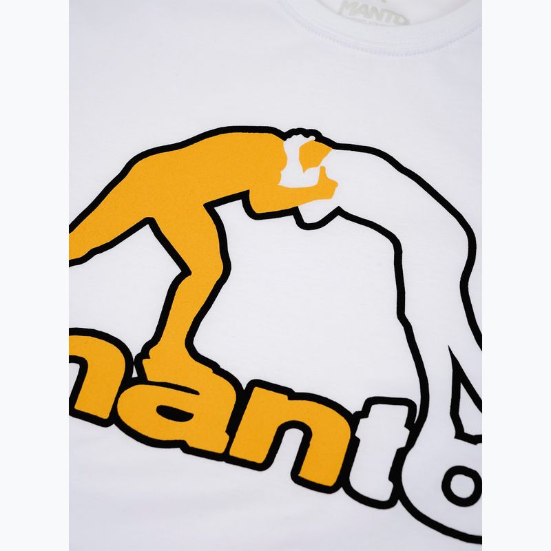 Мъжка тениска MANTO Logo white 2