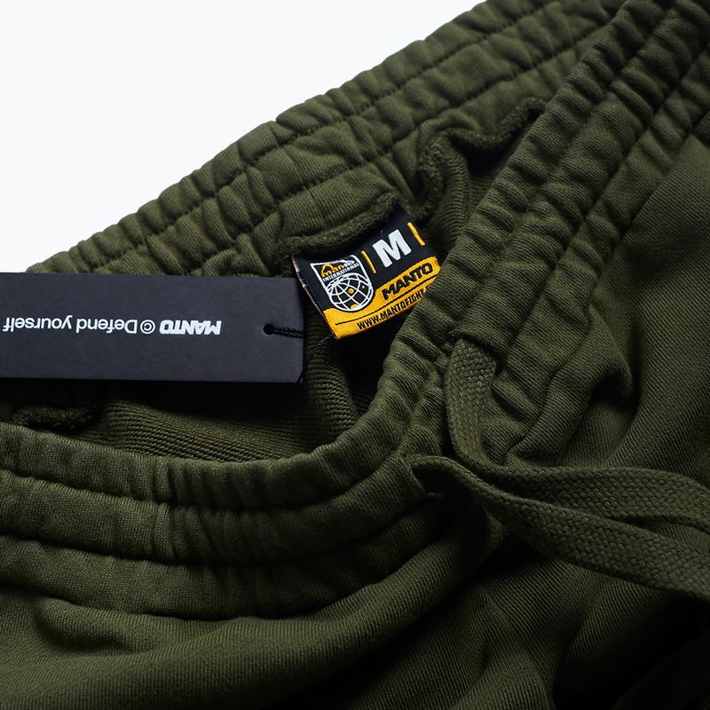 Мъжки къси панталони MANTO Fight Co. зелени 3