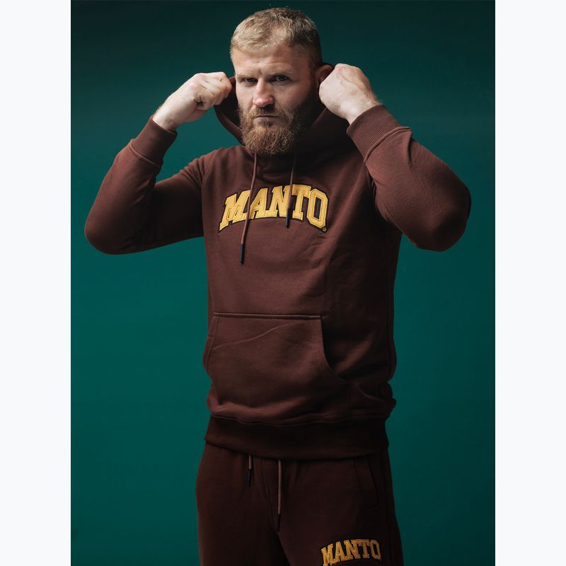 Мъжки суитшърт Varsity MANTO, кафяв 7