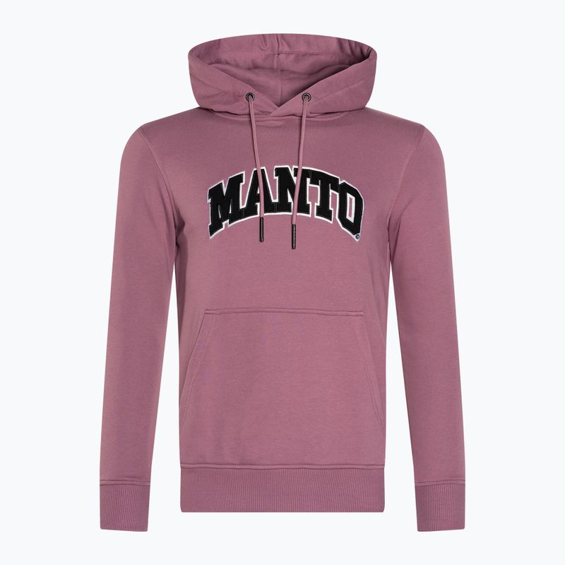 MANTO мъжки суитшърт Varsity лилав