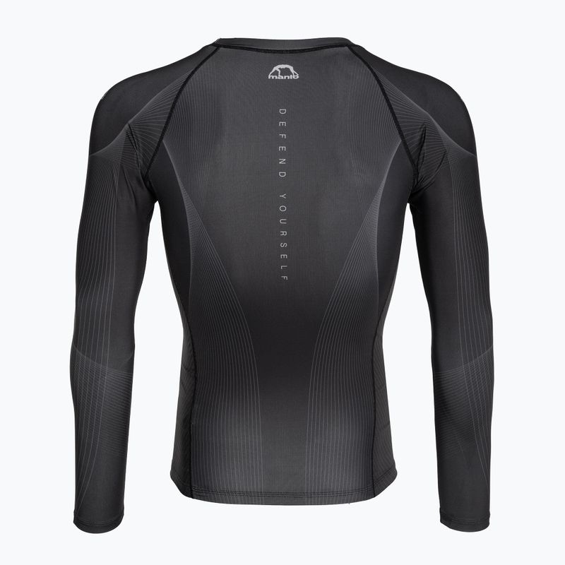 MANTO FLOW Мъжки предпазен костюм с дълъг ръкав Rashguard black 2