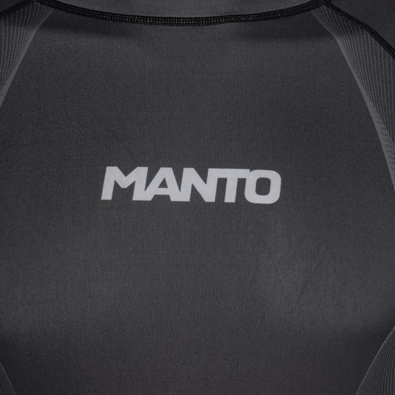 MANTO FLOW Мъжки предпазен костюм с дълъг ръкав Rashguard black 3