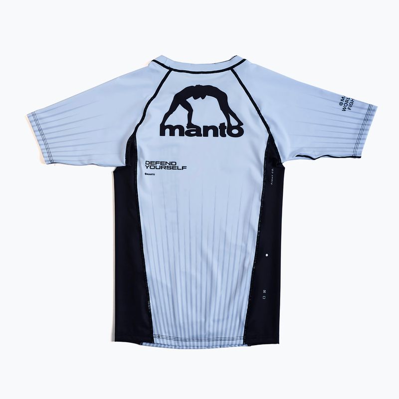 MANTO мъжки Rashguard Ranked white 2