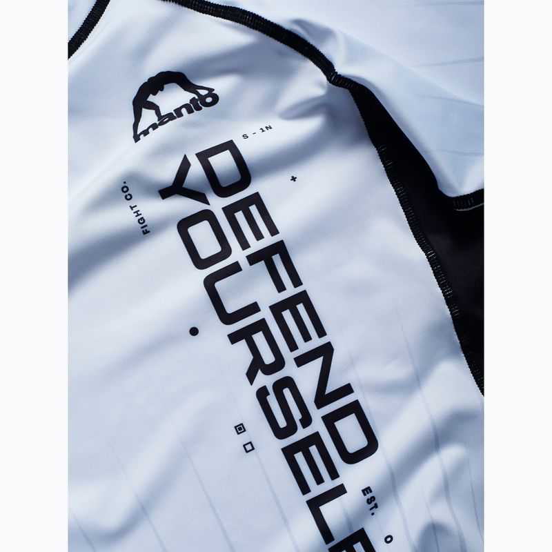 MANTO мъжки Rashguard Ranked white 3