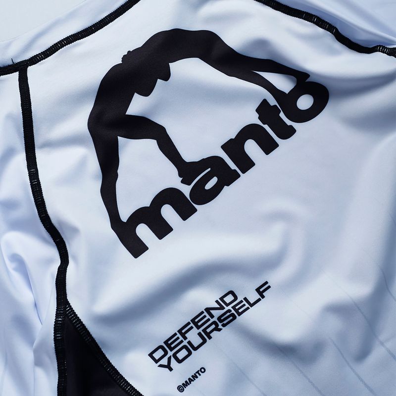 MANTO мъжки Rashguard Ranked white 4
