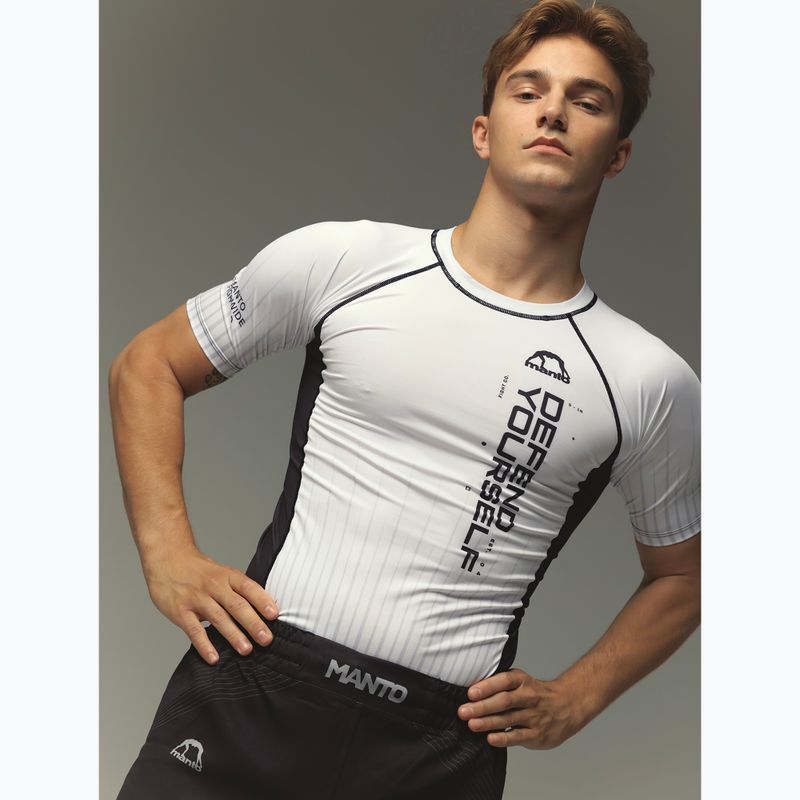 MANTO мъжки Rashguard Ranked white 7