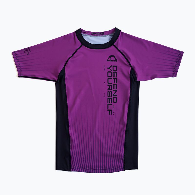 MANTO мъжки Rashguard Класиран лилав