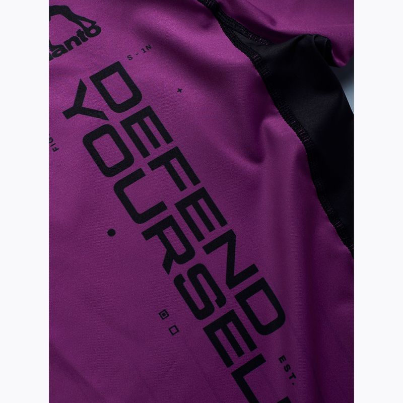 MANTO мъжки Rashguard Класиран лилав 3