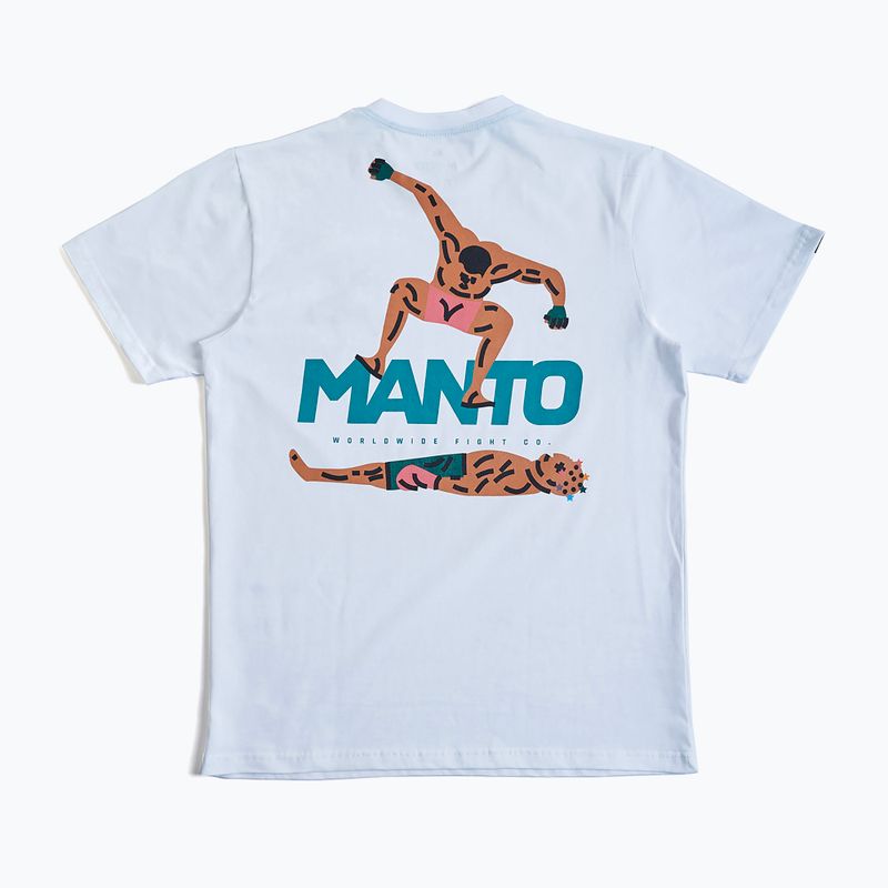 MANTO мъжка тениска Stomp white 2