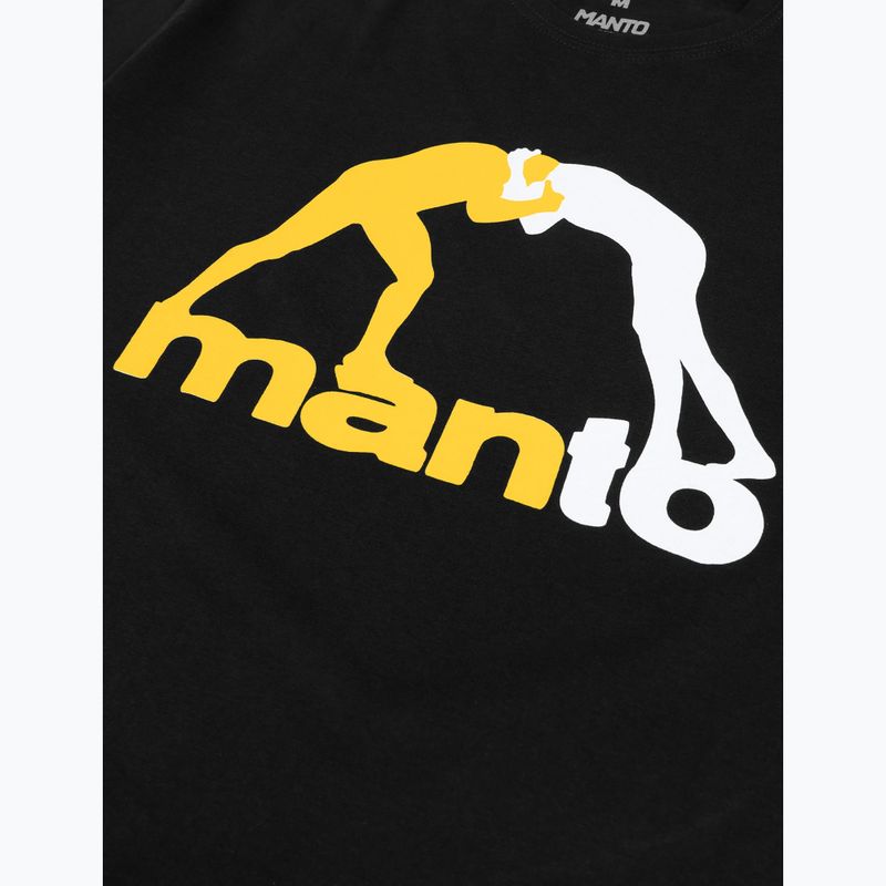 Мъжка тениска MANTO Logo black 2