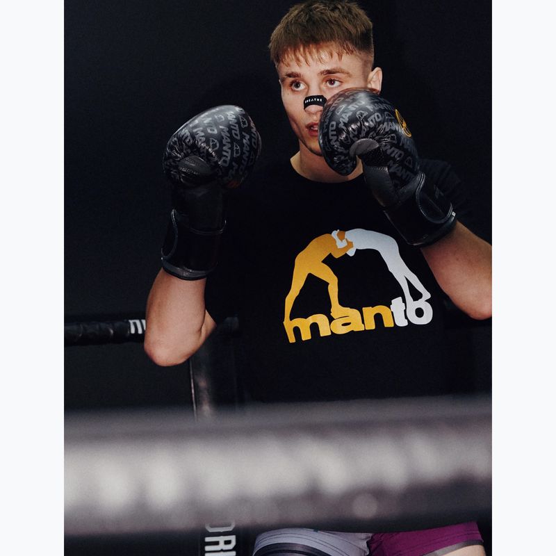 Мъжка тениска MANTO Logo black 4