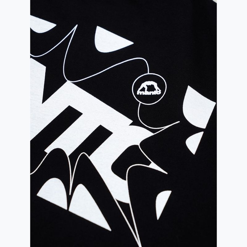 Тениска MANTO Boom black 3
