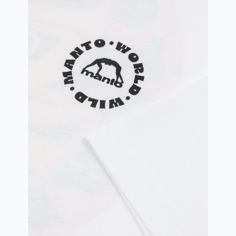 Мъжка тениска MANTO Worldwild white 3