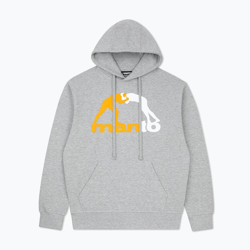 Мъжки суичър MANTO Logo Hoody сив