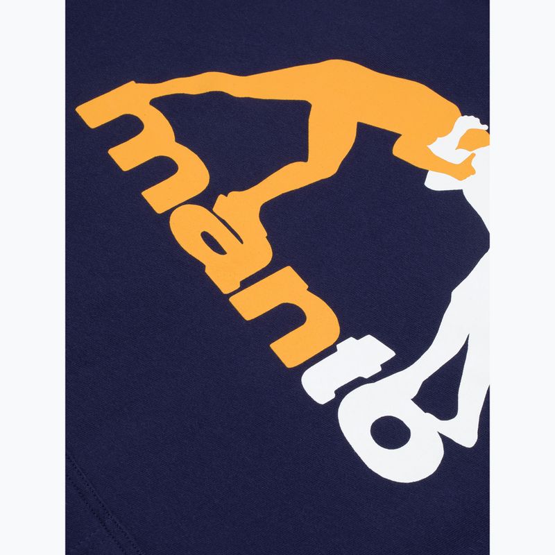 Мъжки суитшърт MANTO Logo Hoody navy blue 3