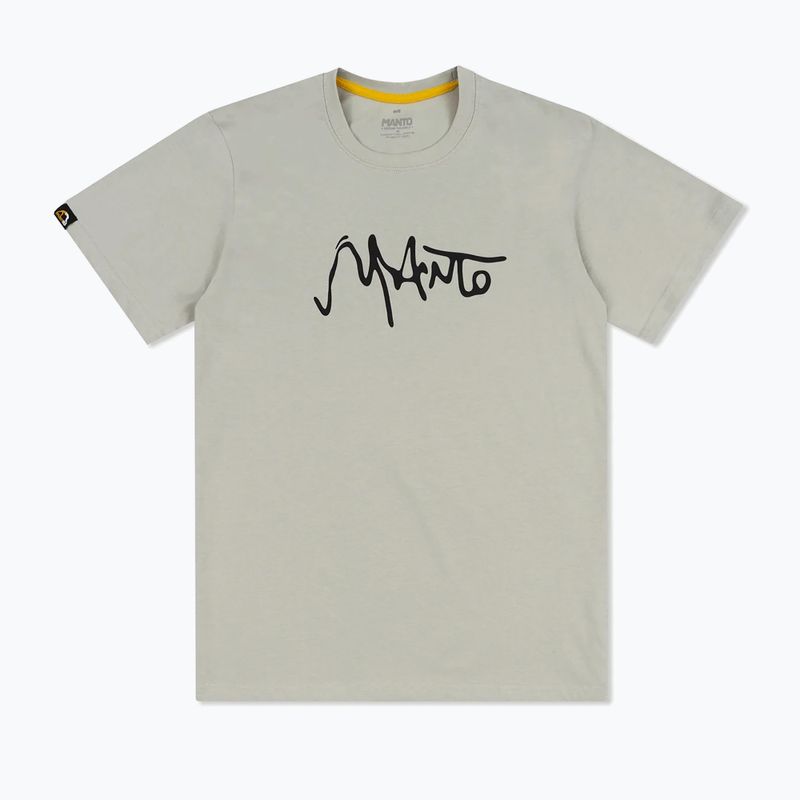 Мъжка тениска MANTO Ink light grey