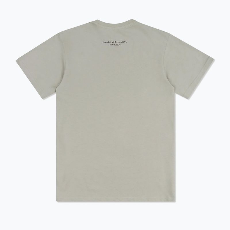 Мъжка тениска MANTO Ink light grey 2