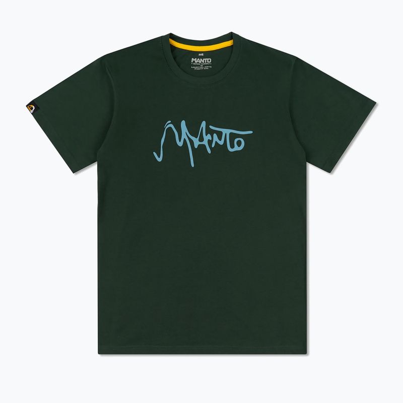 Мъжка тениска MANTO Ink pine green