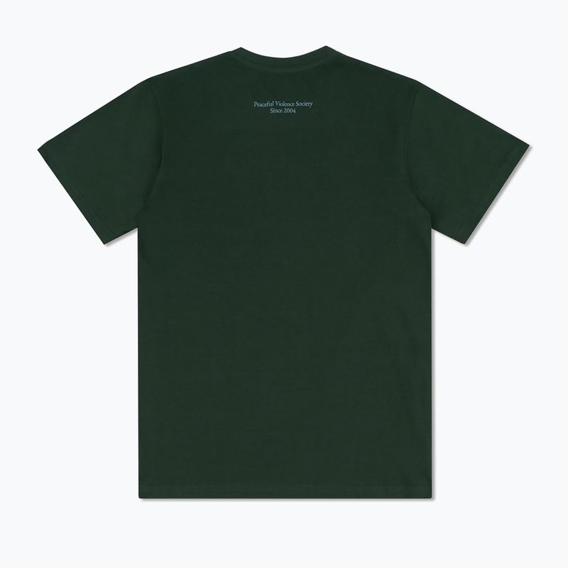 Мъжка тениска MANTO Ink pine green 2