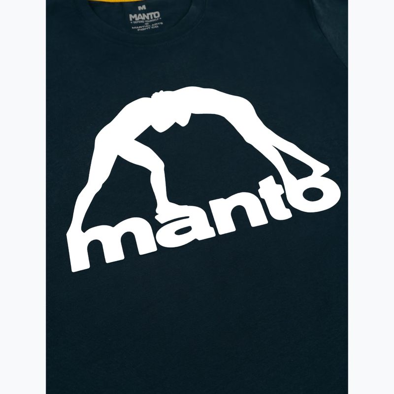 Мъжка тениска MANTO Vibe 25 navy blue/white 2