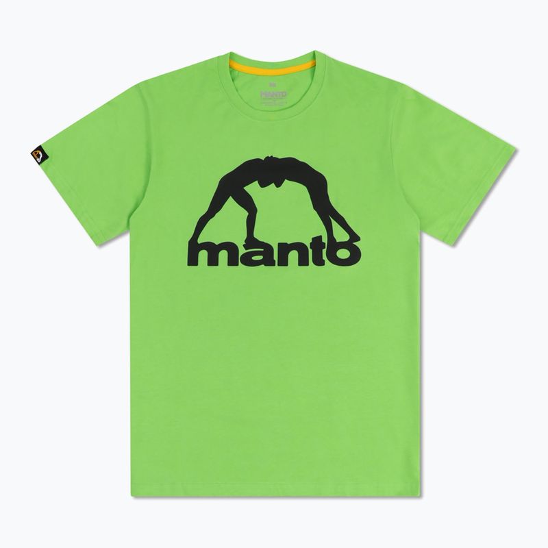 Мъжка тениска MANTO Vibe 25 neon green/reflective 3