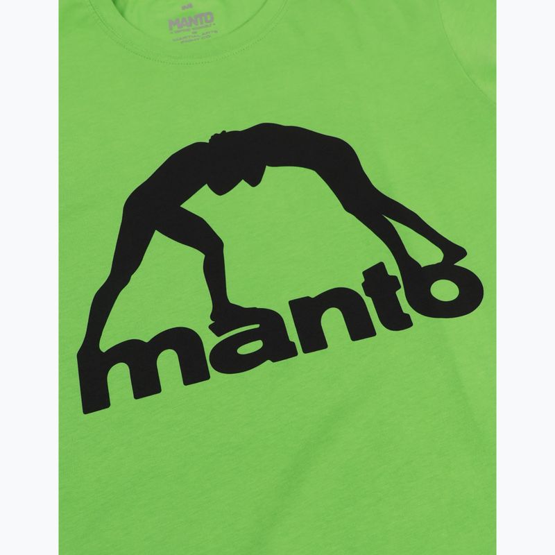 Мъжка тениска MANTO Vibe 25 neon green/reflective 4