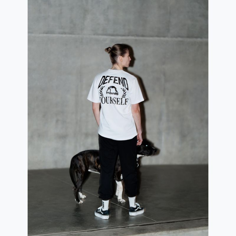 Мъжка тениска MANTO Defend 25 бял 5