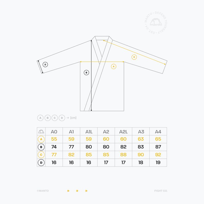 Кимоно за бразилско джиу-джицу MANTO Society BJJ 12