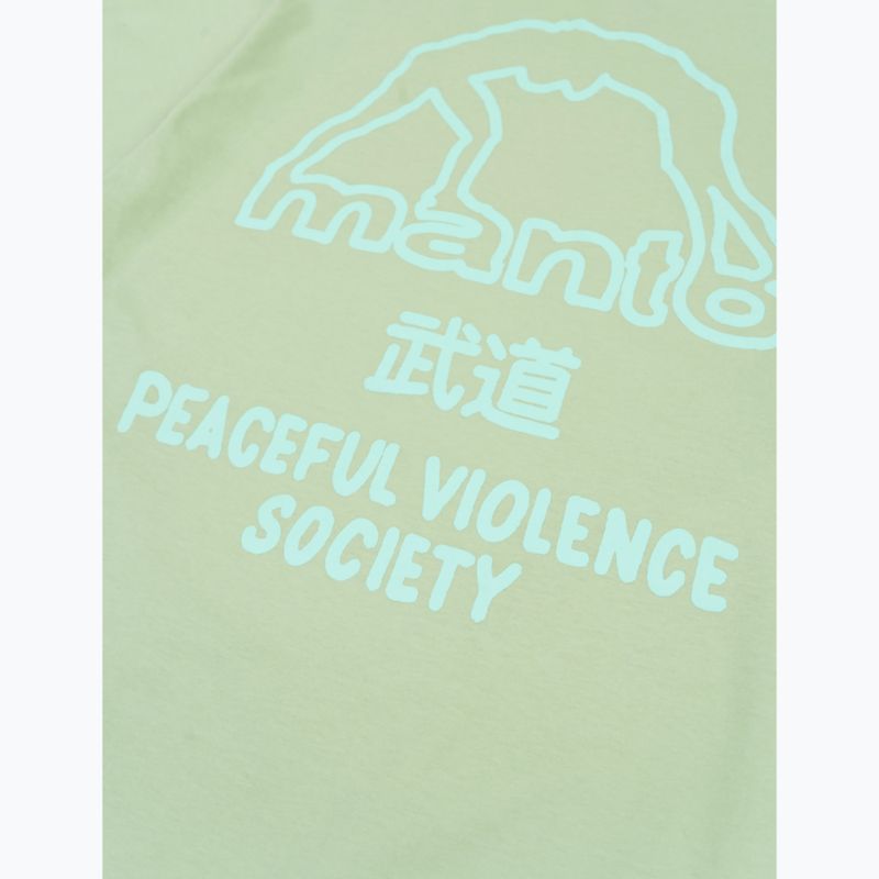 Мъжка тениска MANTO Society 25 lime green 4