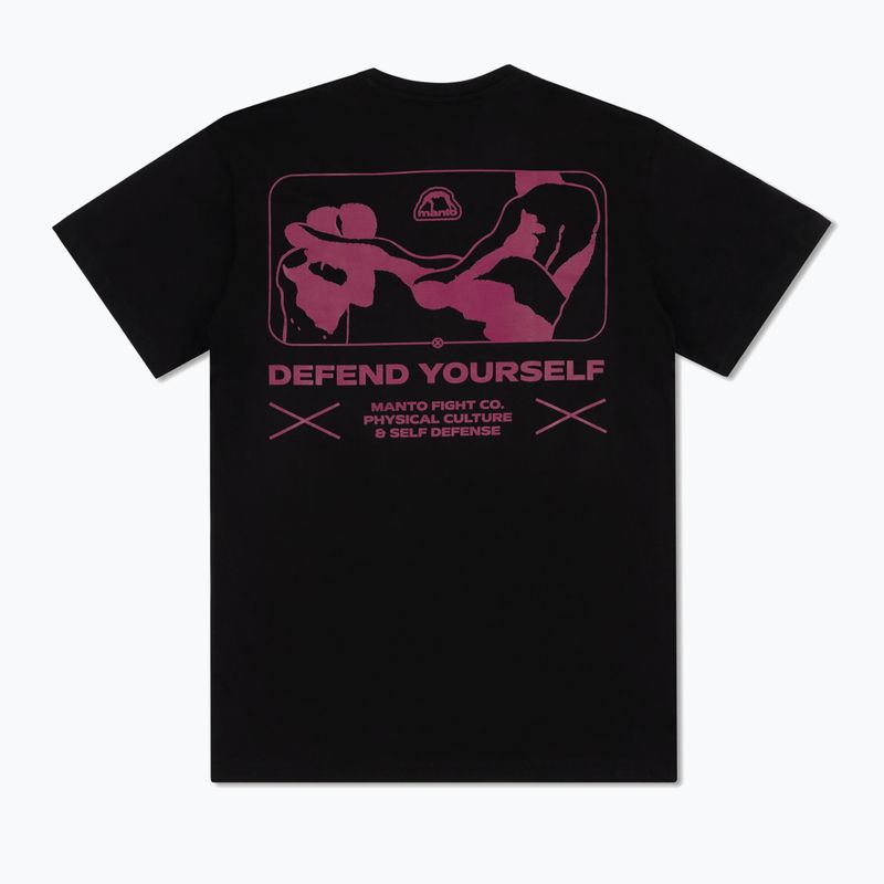 Мъжка тениска MANTO Kicker черен 2