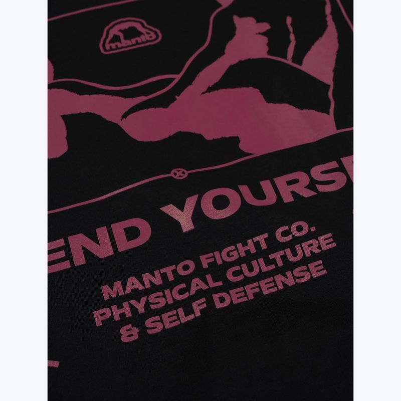 Мъжка тениска MANTO Kicker черен 4