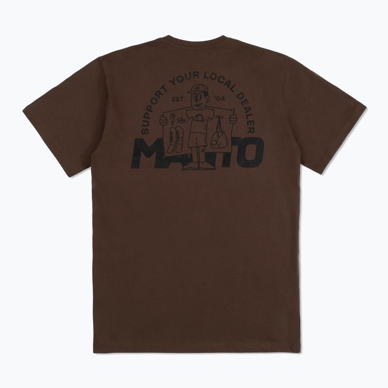 Тениска MANTO Dealer кафява 2