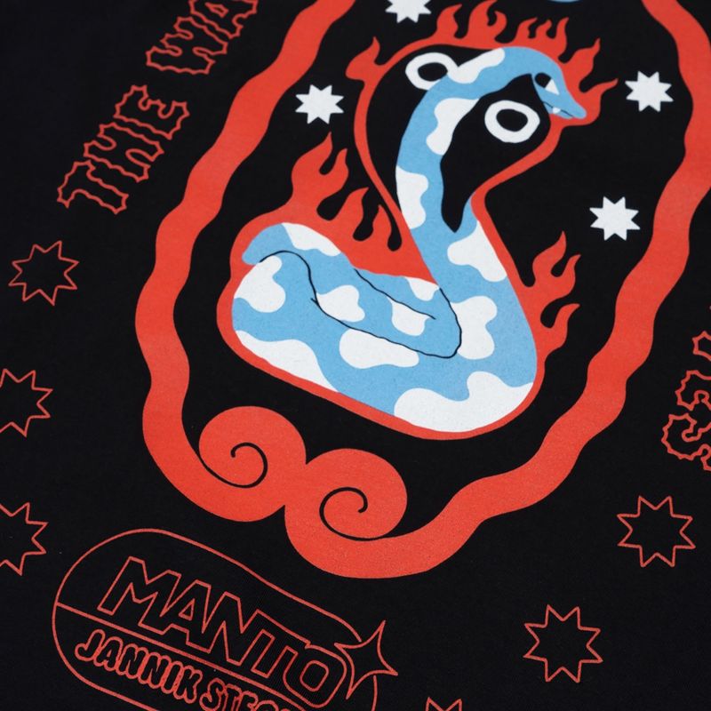 Тениска MANTO Cobra black 3