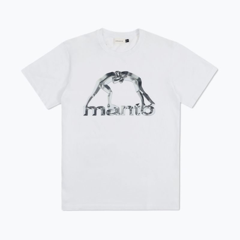 Тениска MANTO Metal бяла