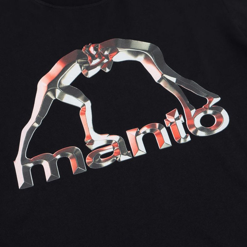 Тениска MANTO Metal черна 3