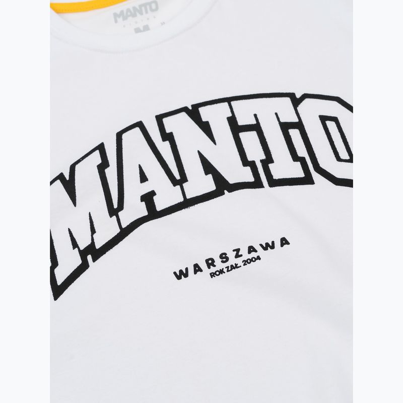 Тениска MANTO Warsaw Oversize  white 2