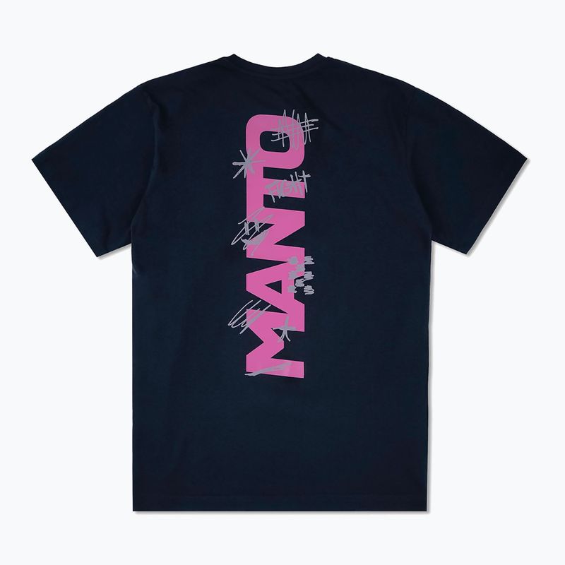 Тениска MANTO Vertical navy blue 2