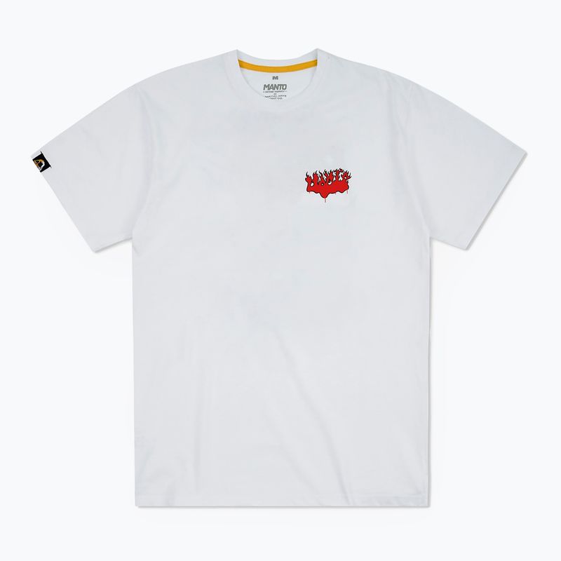 Тениска MANTO Blaze white