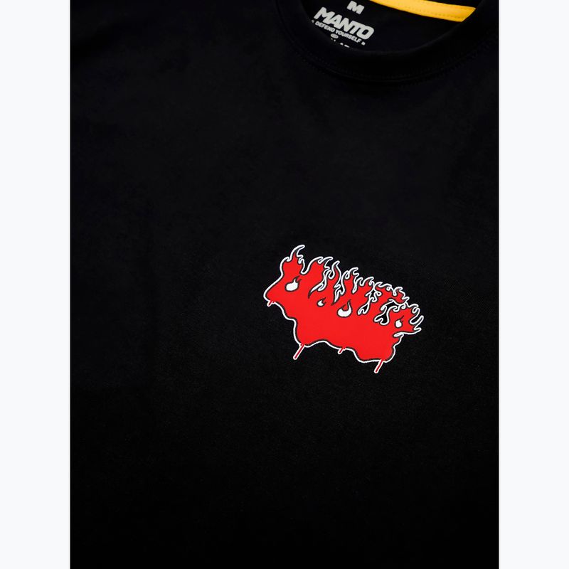 Тениска MANTO Blaze black 3