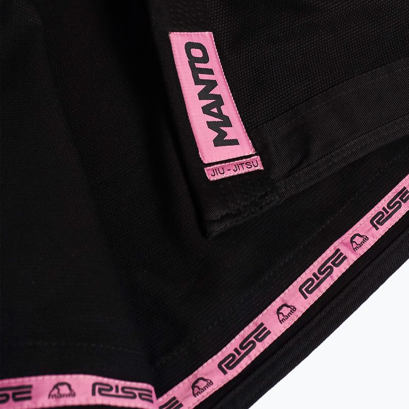 GI за бразилско джу-джицу MANTO Rise 2.0 black/pink 7