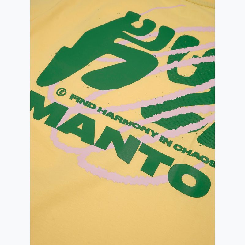 Дамска тениска MANTO Harmony Oversize yellow 3