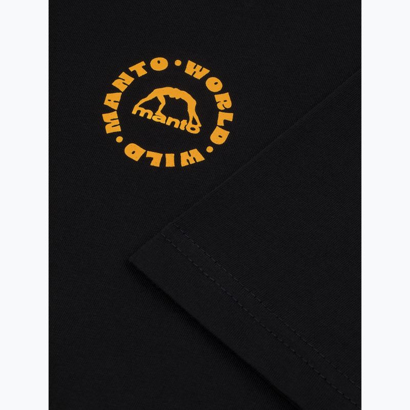 Мъжка тениска MANTO Worldwild черен 3