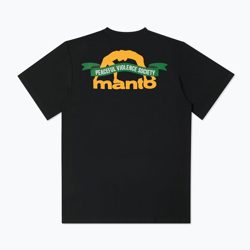 Мъжка тениска MANTO Ribbon black 2