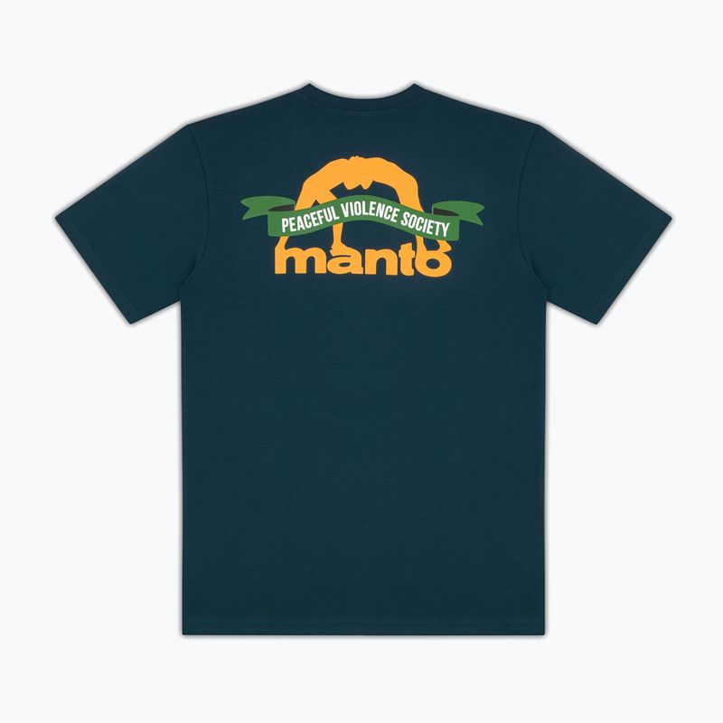 Мъжка тениска MANTO Ribbon navy blue 2