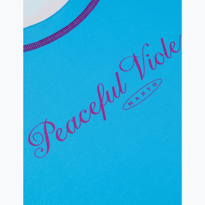 Дамски рашгард с дълъг ръкав MANTO Peaceful Violence blue 5