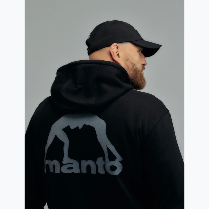 Мъжки суичър MANTO Peaceful Violence Hoody черен 2