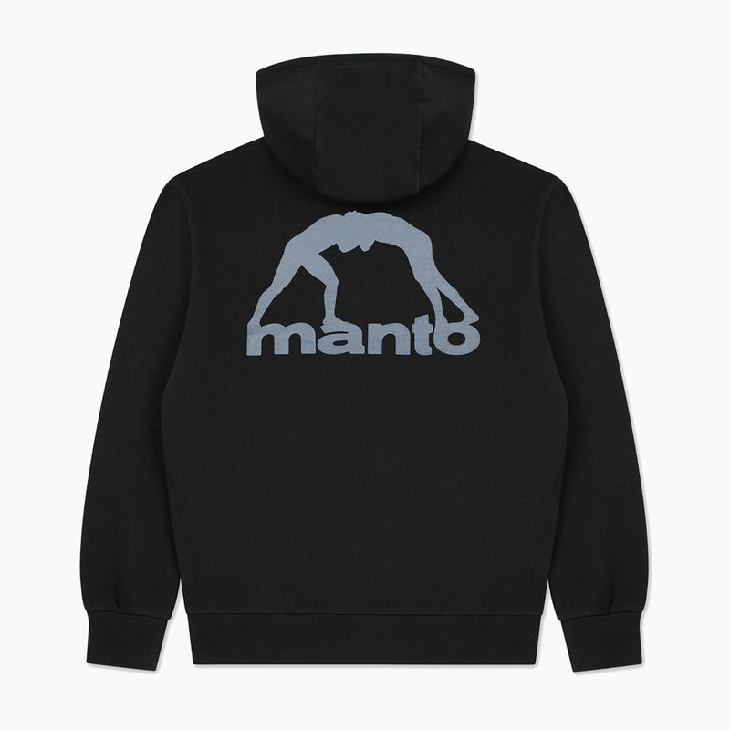 Мъжки суичър MANTO Peaceful Violence Hoody черен 5
