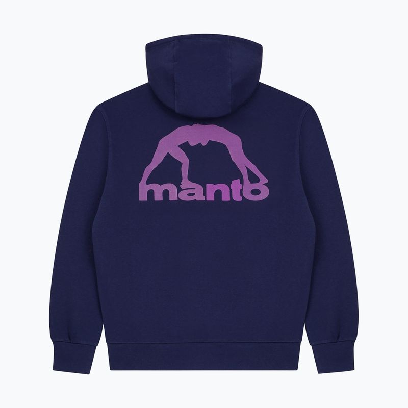 Мъжки суитшърт MANTO Peaceful Violence Hoody navy blue 6