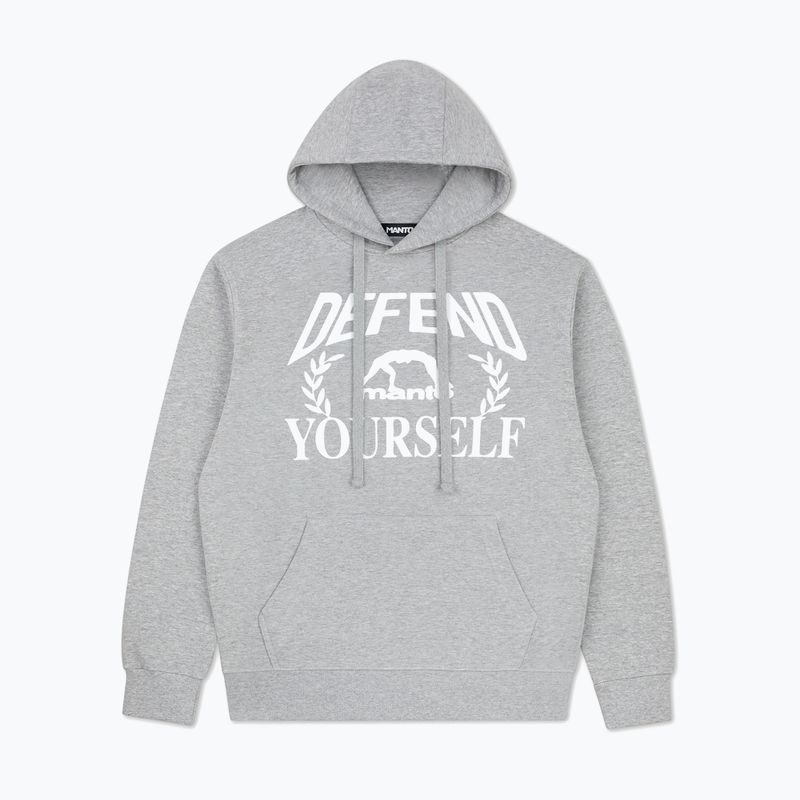 Мъжки суичър MANTO Defend Hoody сив 2