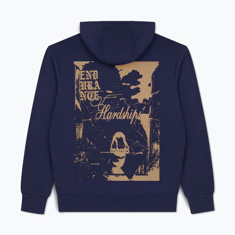 Мъжки суитшърт MANTO Resolve Hoody navy blue 2